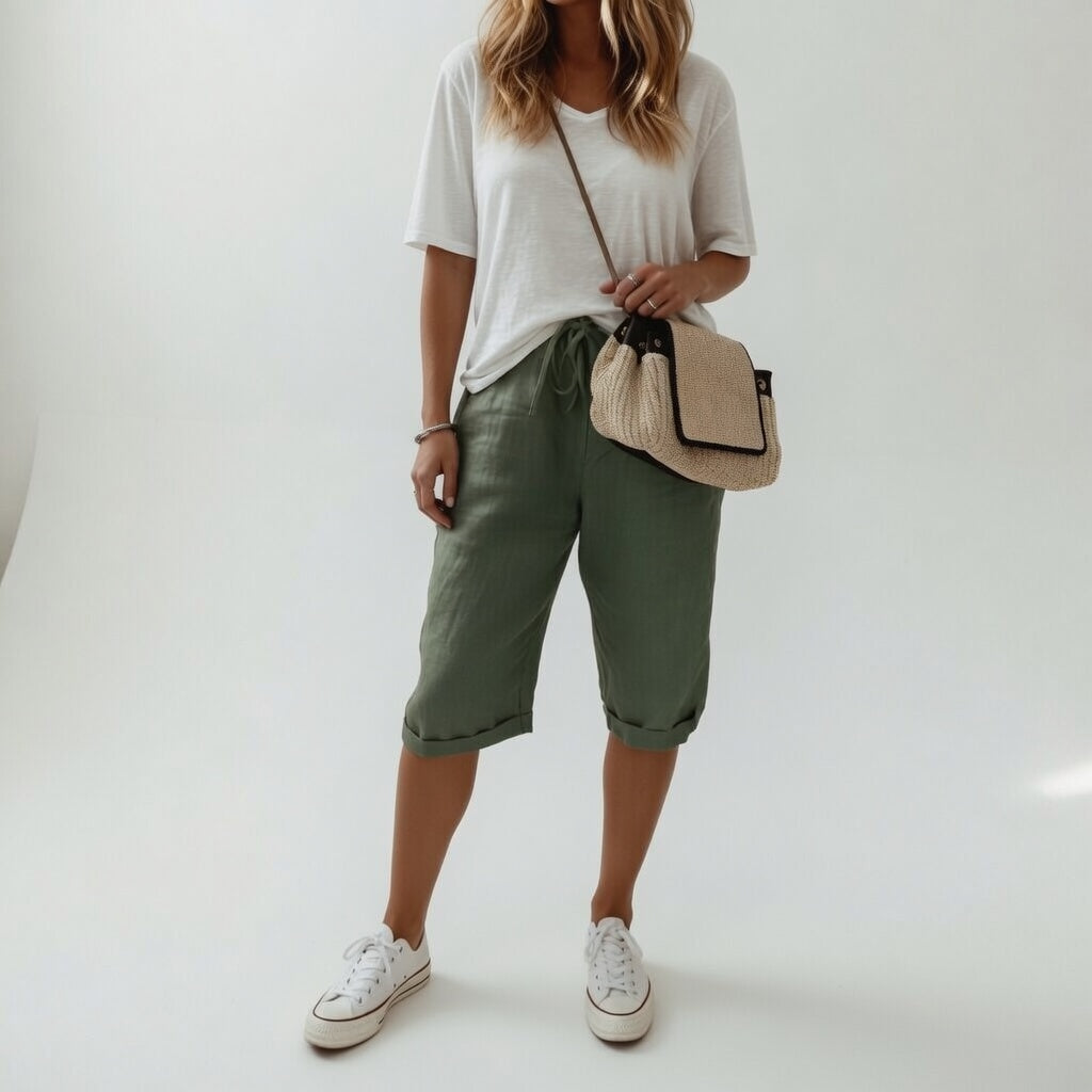 Fernande™ — Bermuda 100% Cotton Relaxed Summer Style