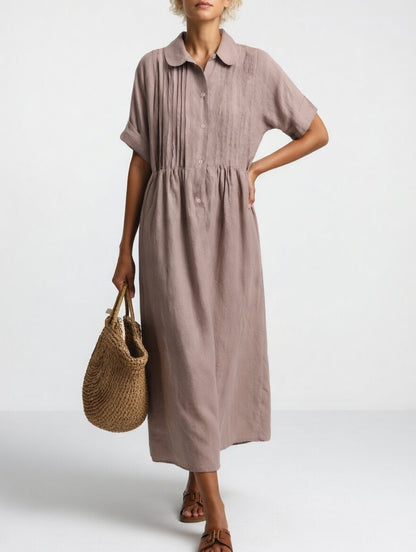 Lysandra™ - Summer Fluid Shirt Dress