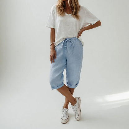 Fernande™ — Bermuda 100% Cotton Relaxed Summer Style
