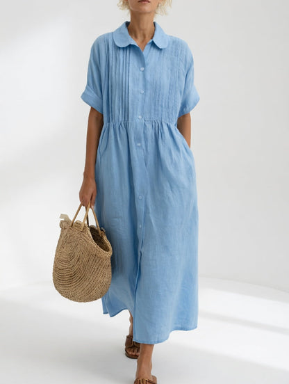 Lysandra™ - Summer Fluid Shirt Dress