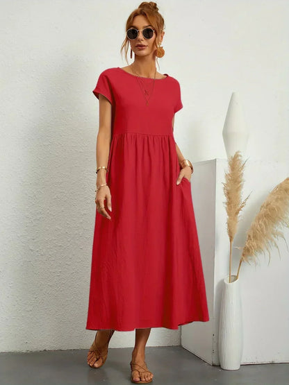 Gabrielle™ | Timeless Elegance Midi Dress
