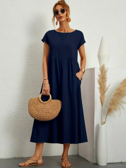 Gabrielle™ | Timeless Elegance Midi Dress