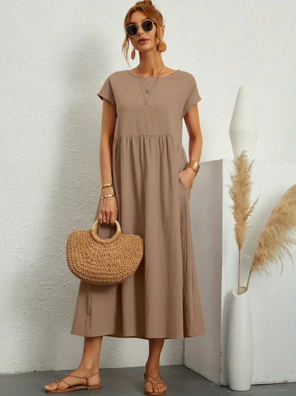 Gabrielle™ | Timeless Elegance Midi Dress