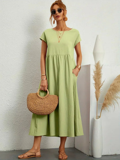 Gabrielle™ | Timeless Elegance Midi Dress