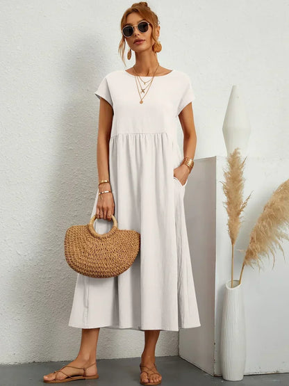 Gabrielle™ | Timeless Elegance Midi Dress