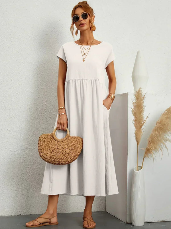 Gabrielle™ | Timeless Elegance Midi Dress