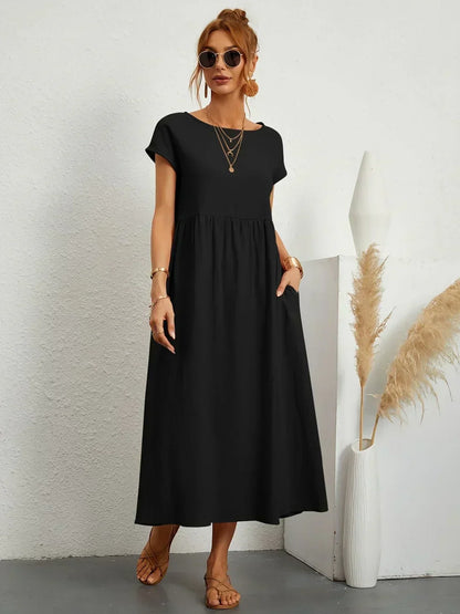 Gabrielle™ | Timeless Elegance Midi Dress