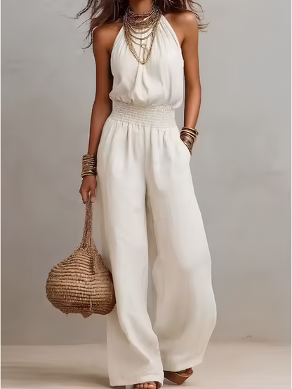 Corvina™ | Elegant Halter Neck Jumpsuit