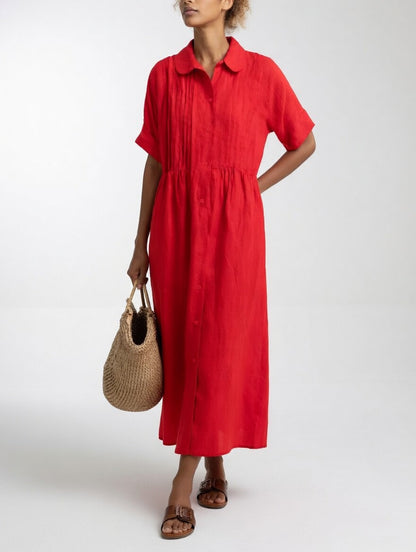 Lysandra™ - Summer Fluid Shirt Dress