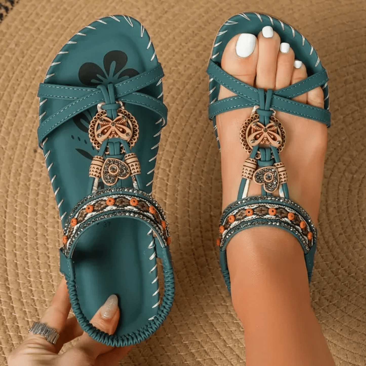 Élina | Comfortable Bohemian Sandals