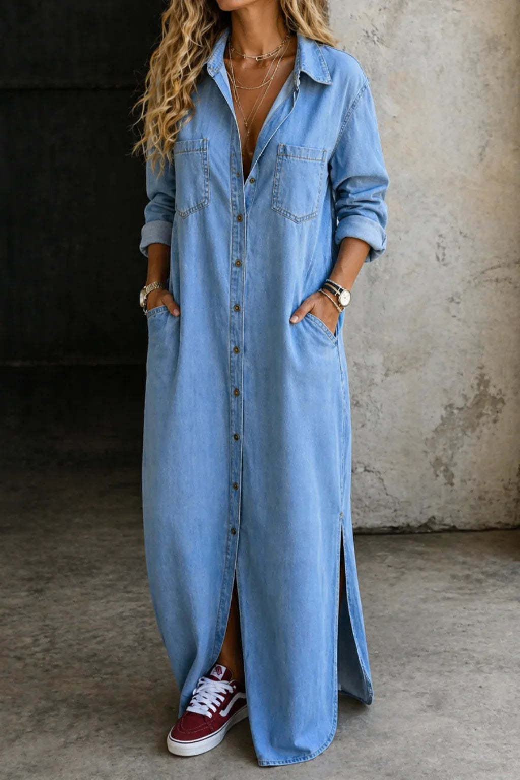 Delana™ | Button Down Dress