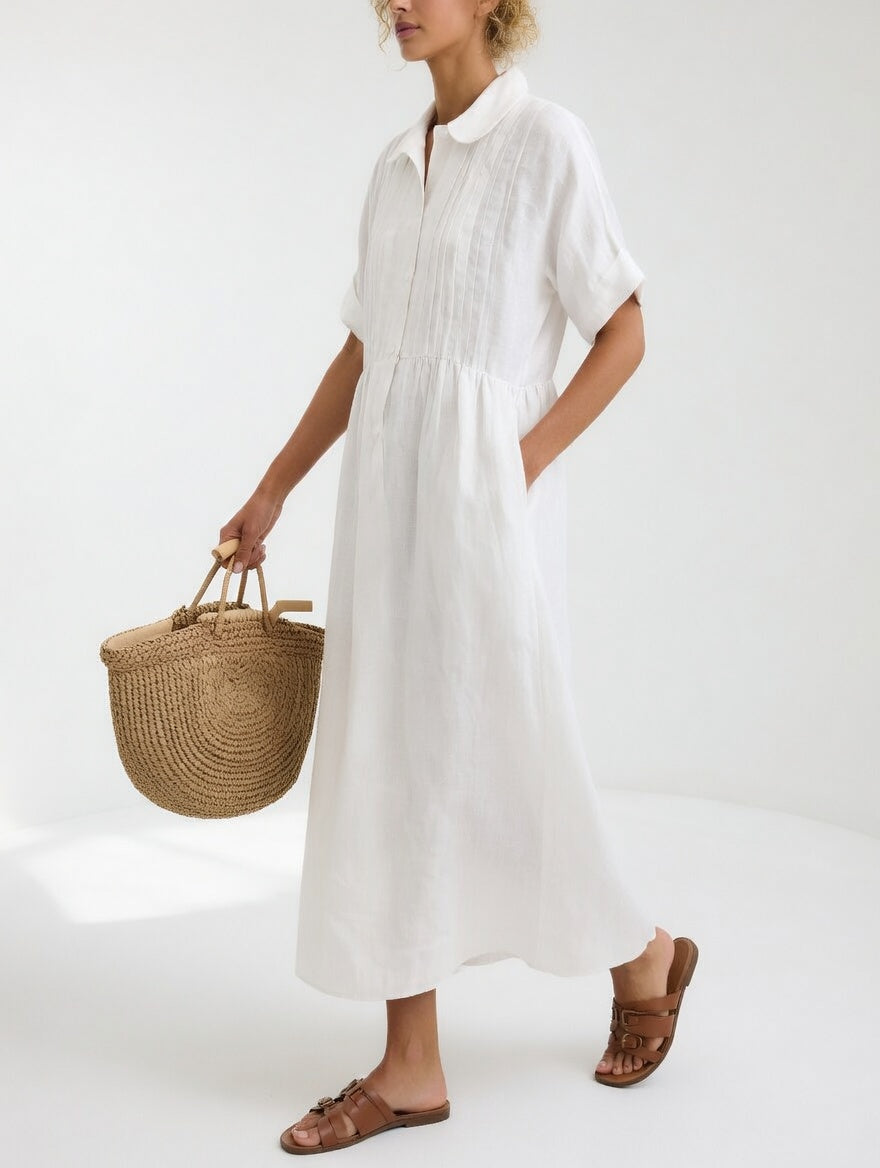 Lysandra™ - Summer Fluid Shirt Dress