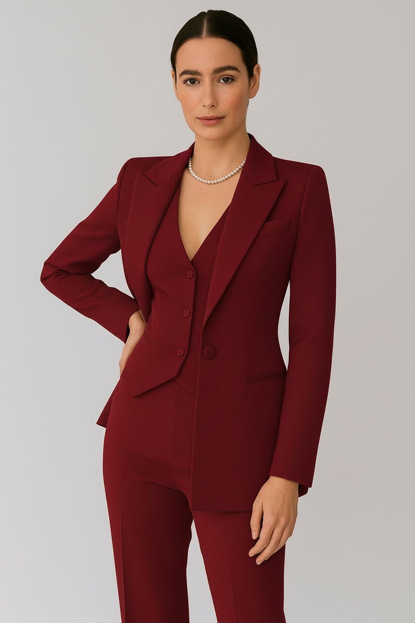 Caroline | Three-Piece Tailored Suit Set