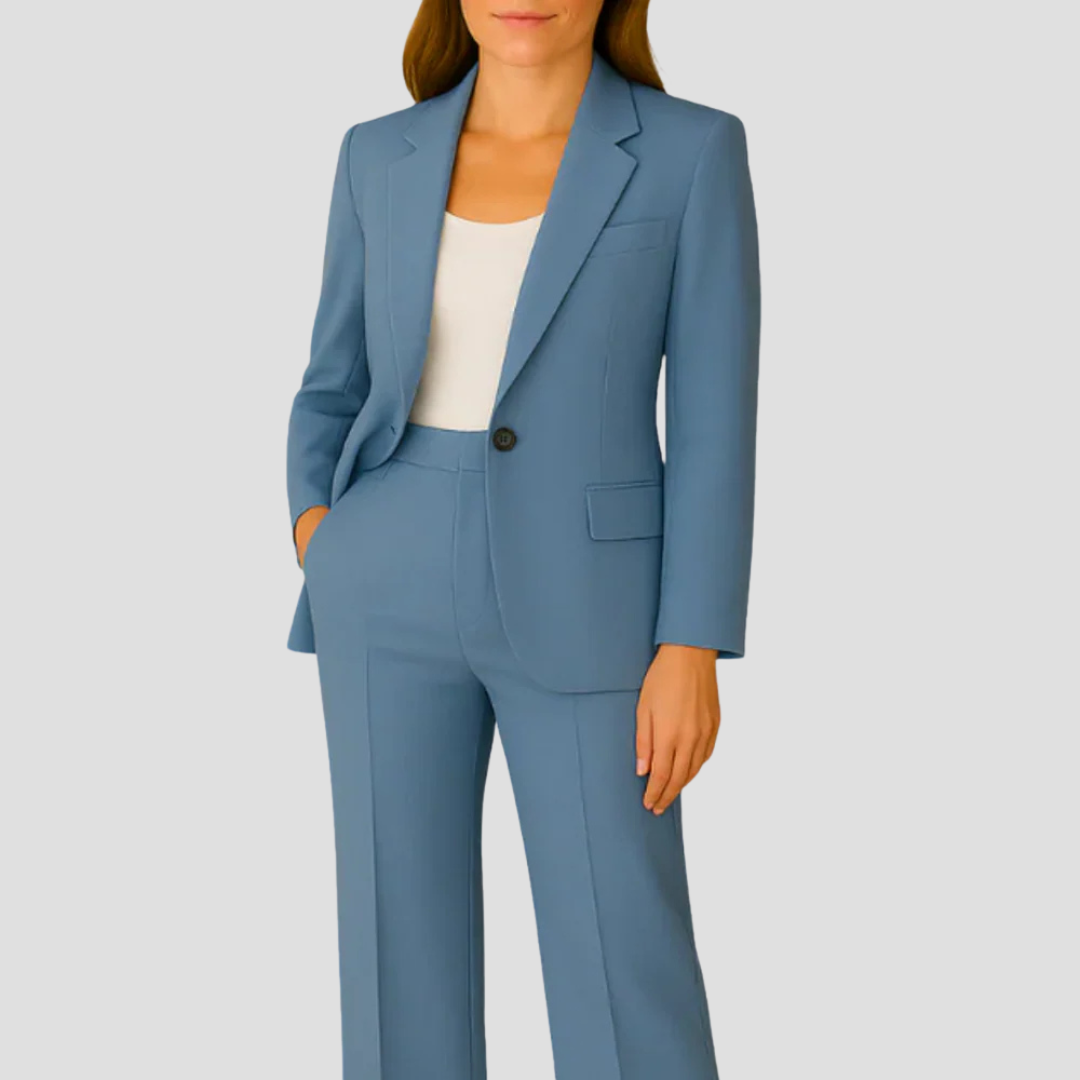 Valmira | Tailored Blazer and Straight-Leg Trousers Suit