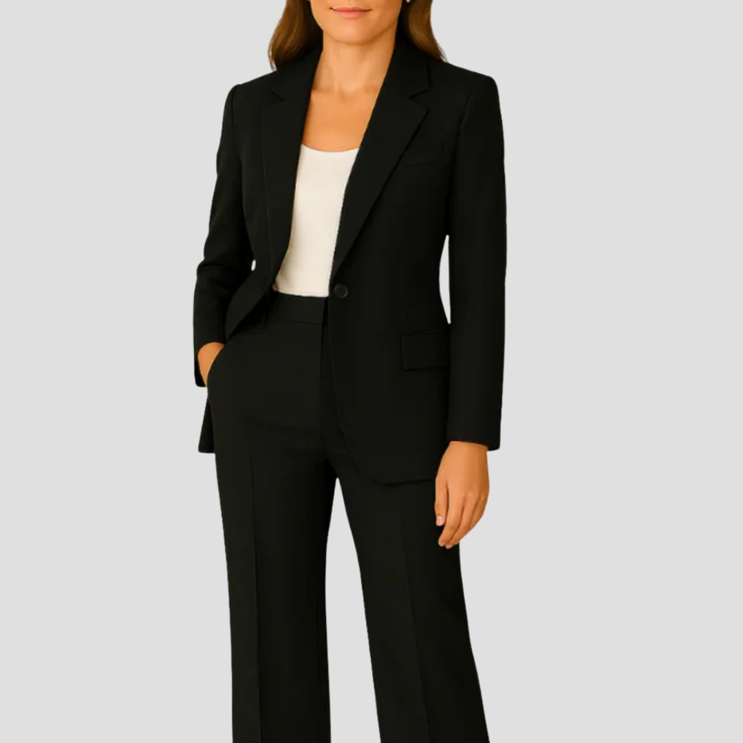 Valmira | Tailored Blazer and Straight-Leg Trousers Suit