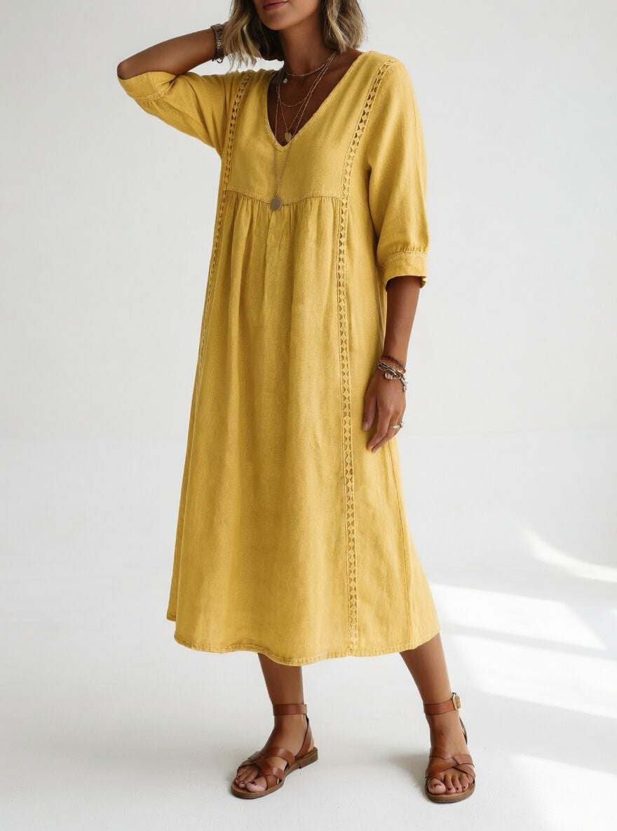Lioréa™ — Elegant Casual Fluid Midi Dress