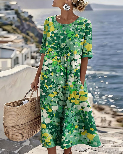 Jolene - Floral Print Maxi Dress