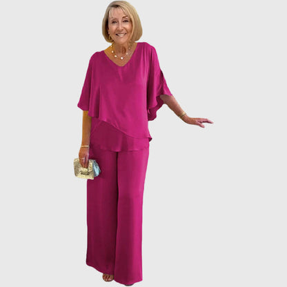 Selina - Elegant 2-piece set with a flowing silhouette