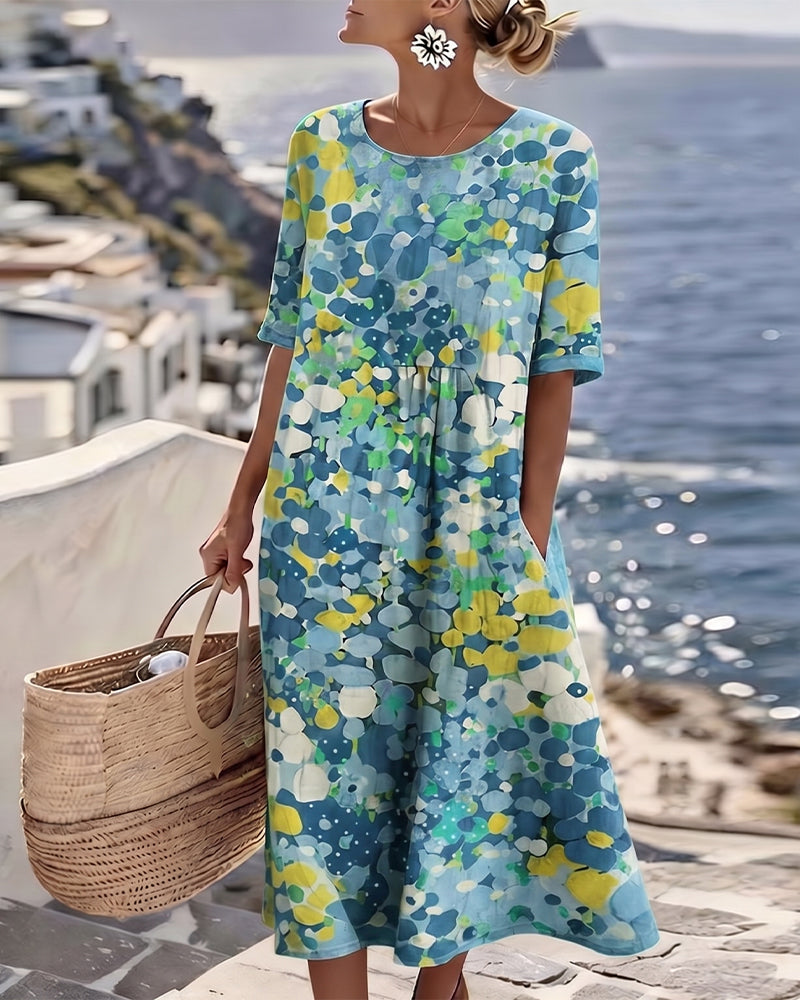 Jolene - Floral Print Maxi Dress