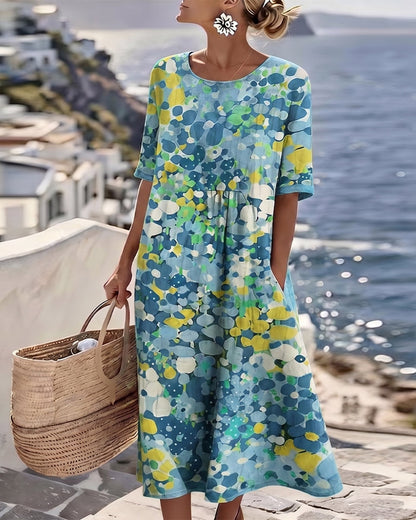 Jolene - Floral Print Maxi Dress
