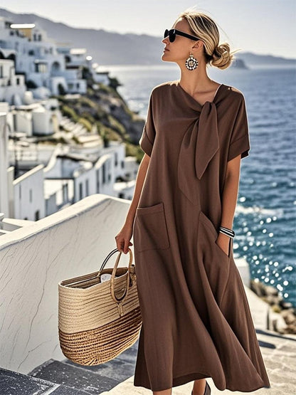 Mireille™ — Flowing Cotton Summer Dress