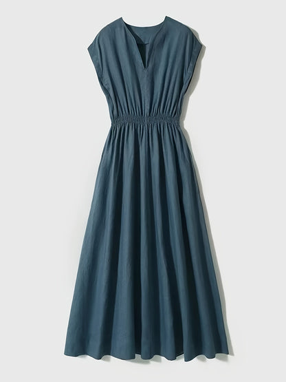 Lina — Fluid and Elegant Linen Blend Dress
