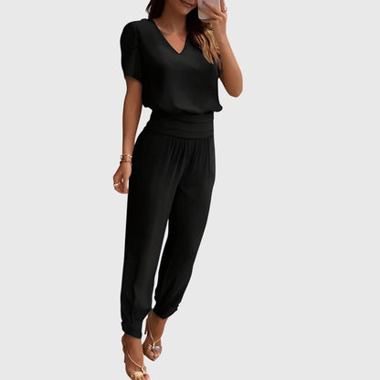 Jennifer™ | Trendy blouse and trousers set
