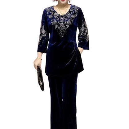 Elvire - Elegant two-piece velvet set