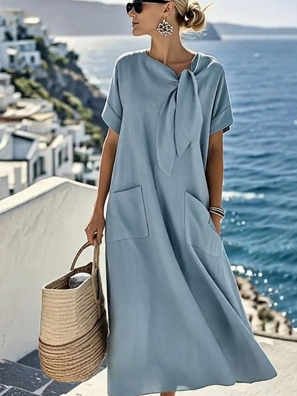 Mireille™ — Flowing Cotton Summer Dress