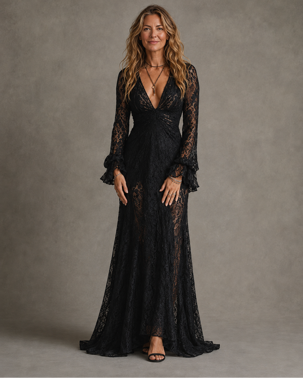 Charlotte | Plunging V-Neck Maxi