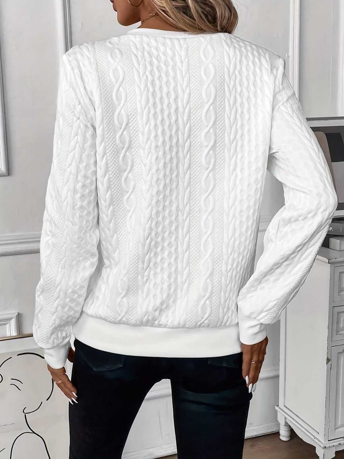 EMMA™ | Elegant Quarter-Zip Sweater