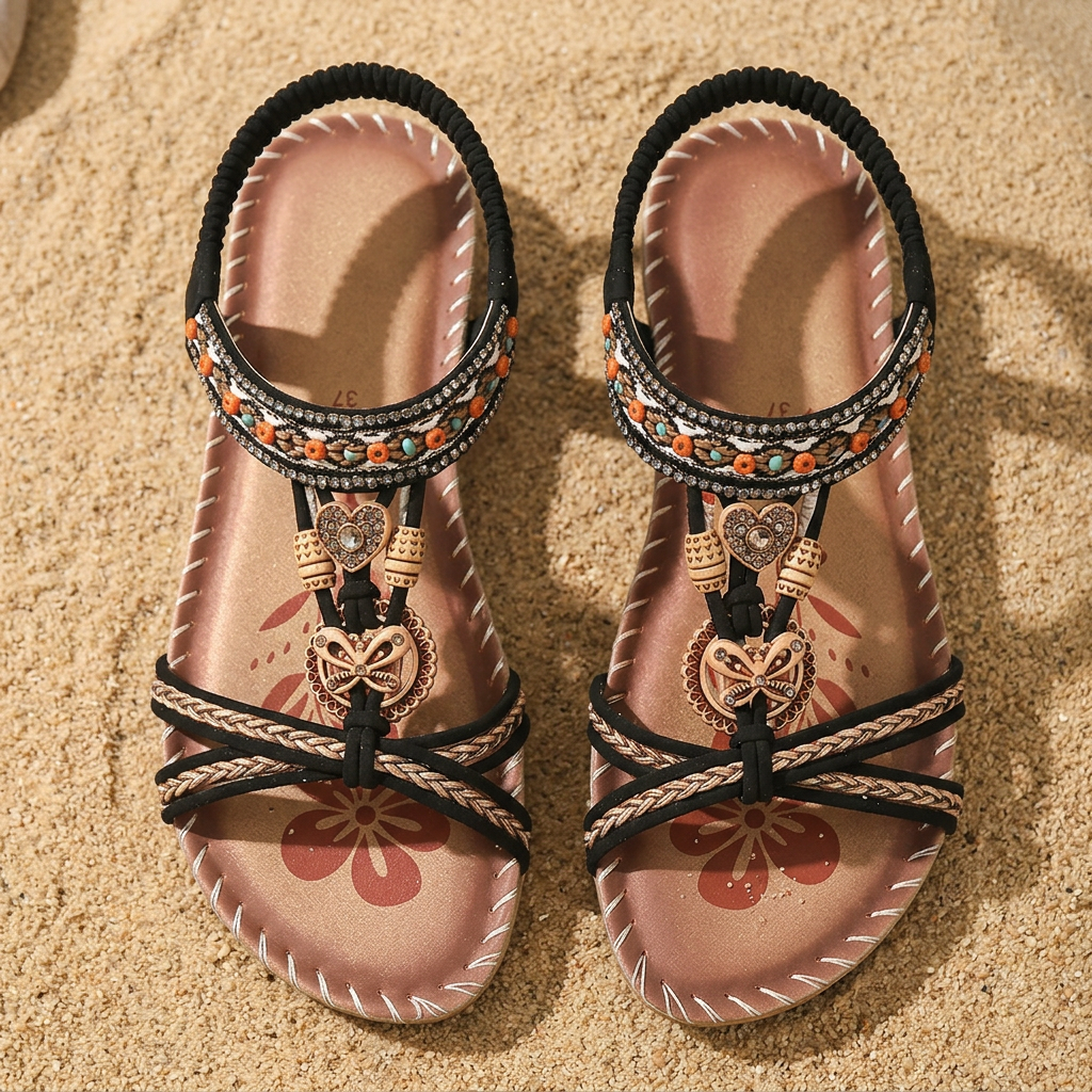 Élina | Comfortable Bohemian Sandals