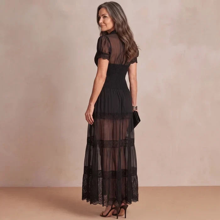Sophia | Sheer Lace Maxi