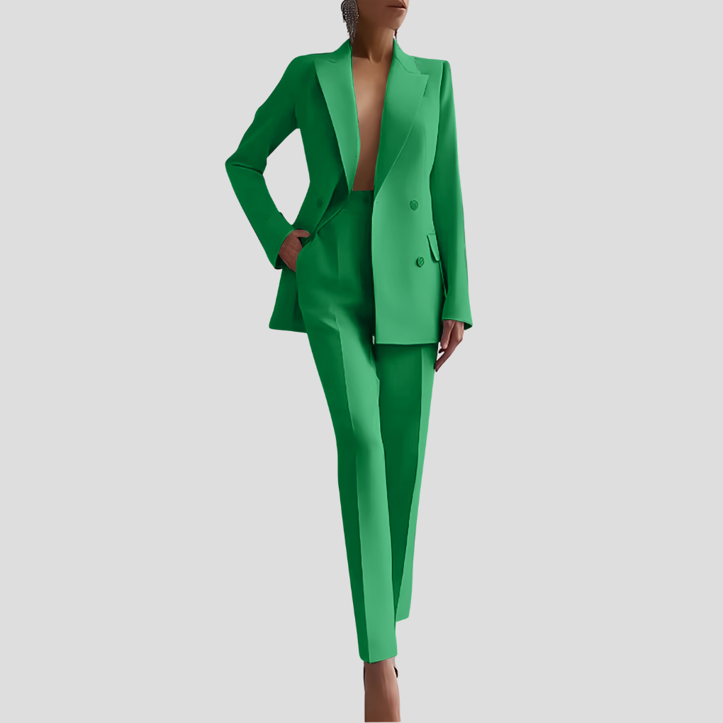 Ghislaine | Women's Velvet Blazer Trouser Co-Ord Set