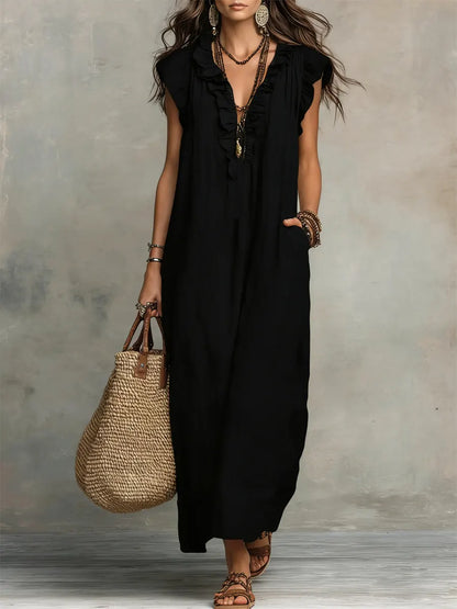 Nalina™ | Boho Flowy Dress