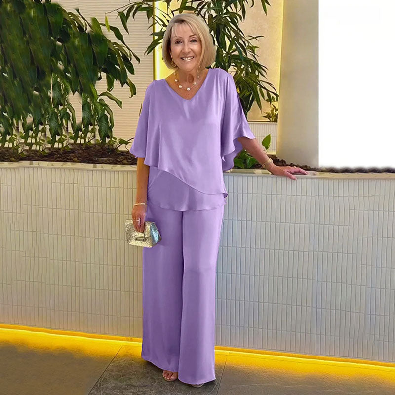 Selina - Elegant 2-piece set with a flowing silhouette