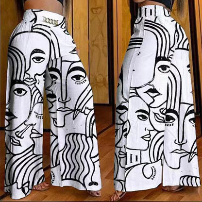 Evelyne™ — High-Waisted Wide Leg Sculpting Trousers
