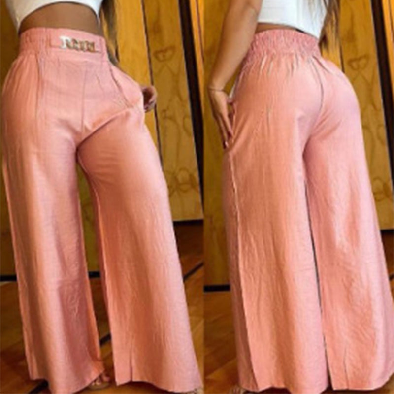 Evelyne™ — High-Waisted Wide Leg Sculpting Trousers