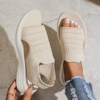Isidora™ | Platform Breathable Knit Sandals