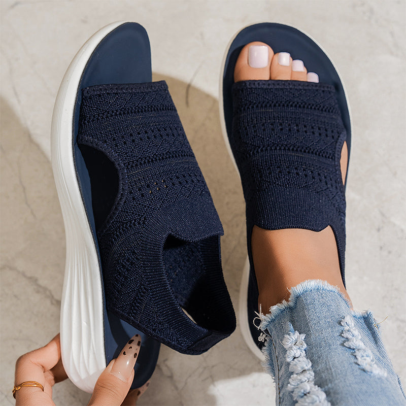 Isidora™ | Platform Breathable Knit Sandals