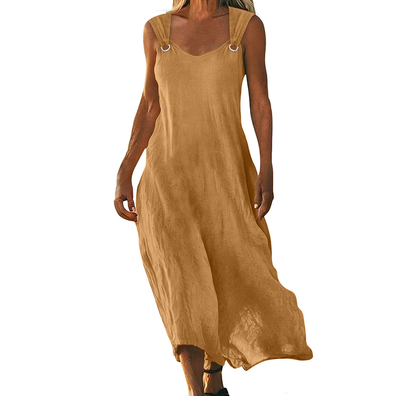 Yvonne - Elegant Sleeveless V-Neck Dress