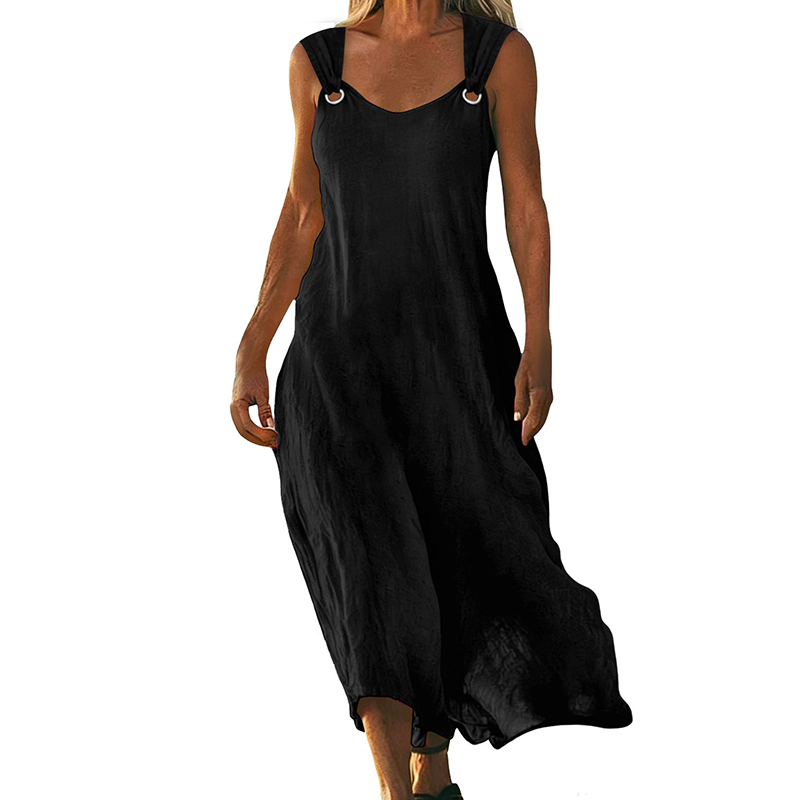 Yvonne - Elegant Sleeveless V-Neck Dress