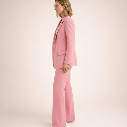 Aria | Women's Wide-Leg Flare Blazer Pant Suit Set