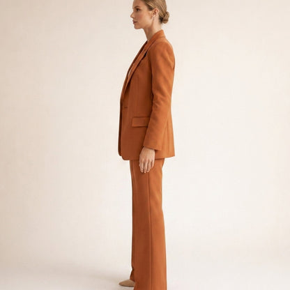 Aria | Women's Wide-Leg Flare Blazer Pant Suit Set